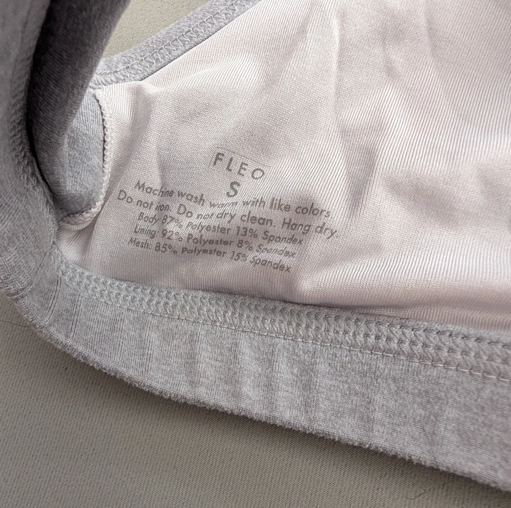 Fleo Light Gray Women's Bralette - Picture 4 of 4